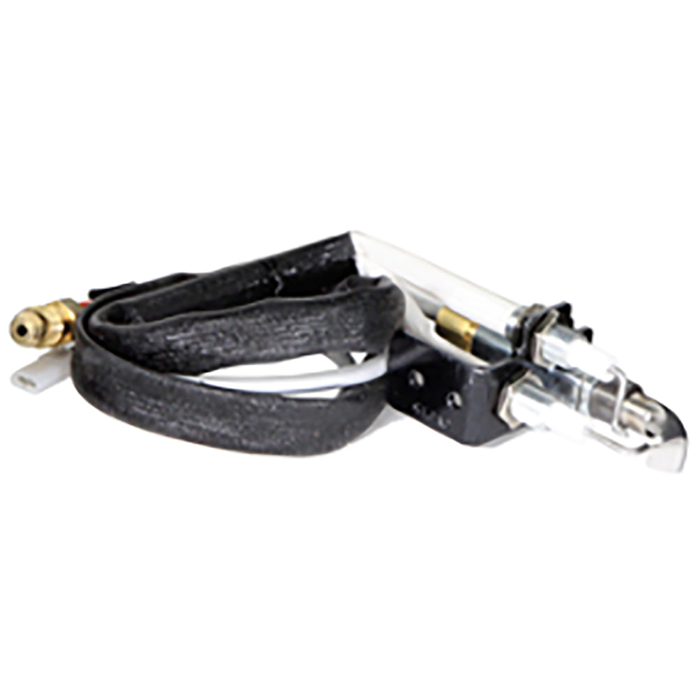 Battery electronic pilot assembly with black strap and brass metal fittings, 24 in