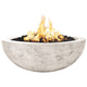 Prism Hardscapes PH-404 Moderno 4 Concrete Gas Fire Pit, 48-Inch
