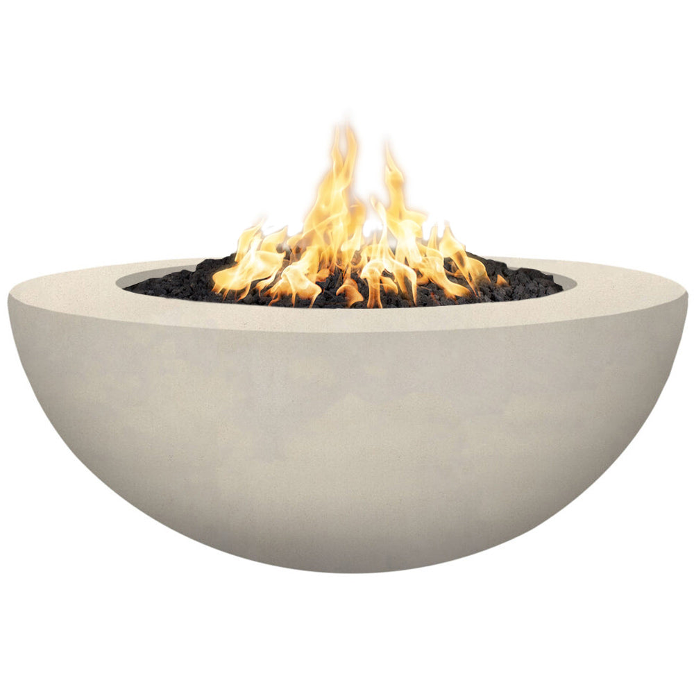 Prism Hardscapes Moderno 5 Concrete Gas Fire Pit, 36-Inch