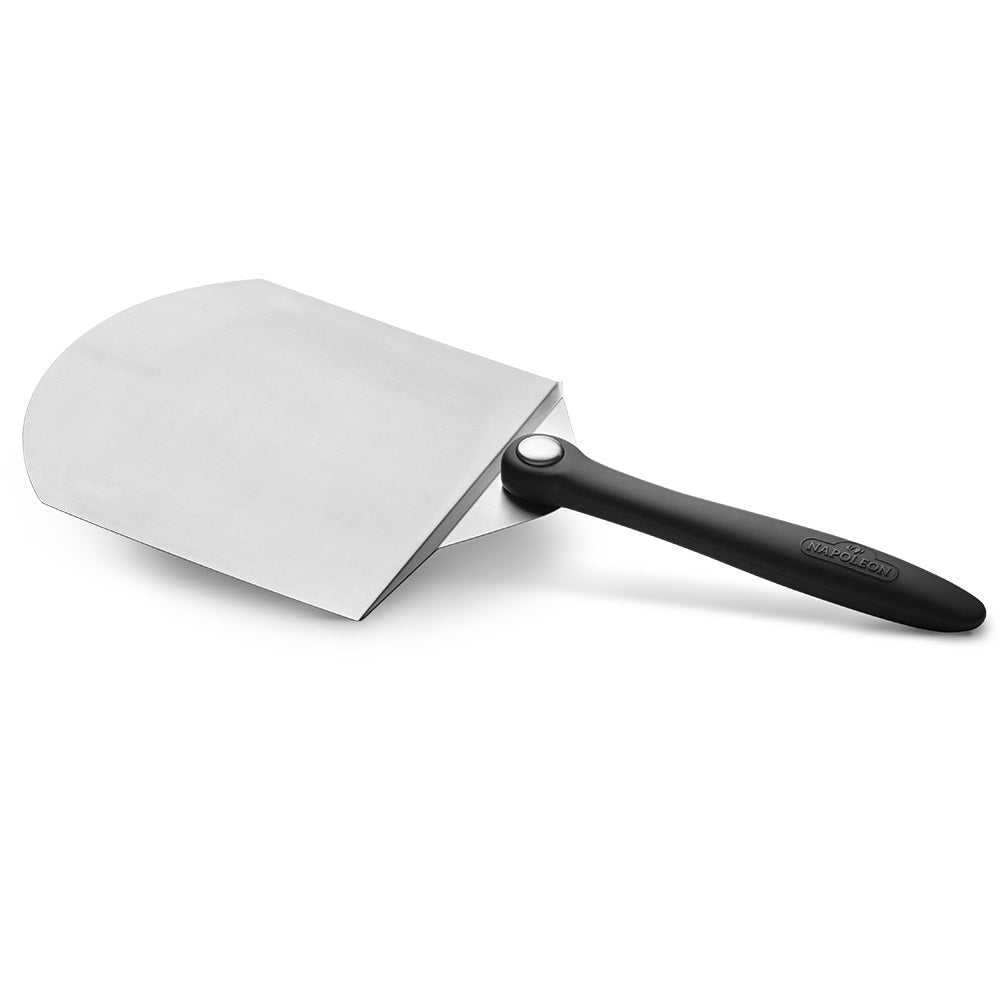 Napoleon PRO pizza spatula with wide stainless-steel blade and black handle