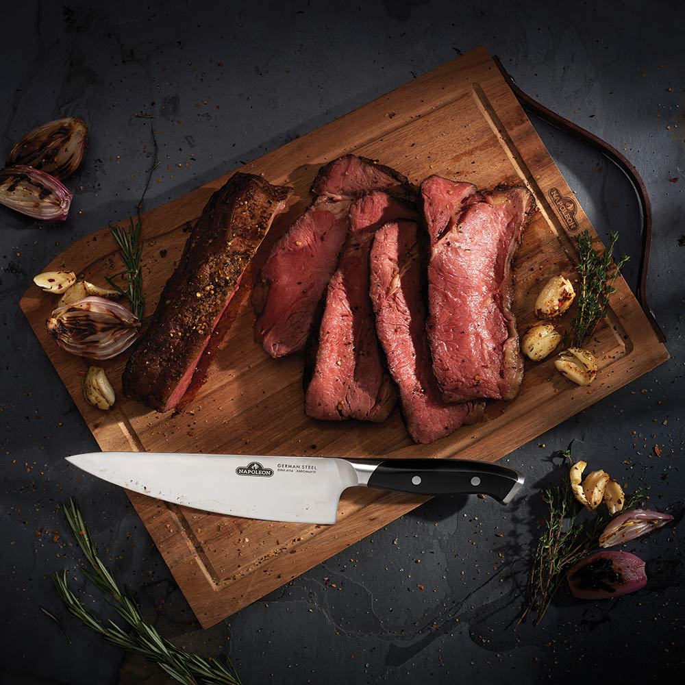 Napoleon 70066 Premium Cutting Board and Knife Set – Spotix