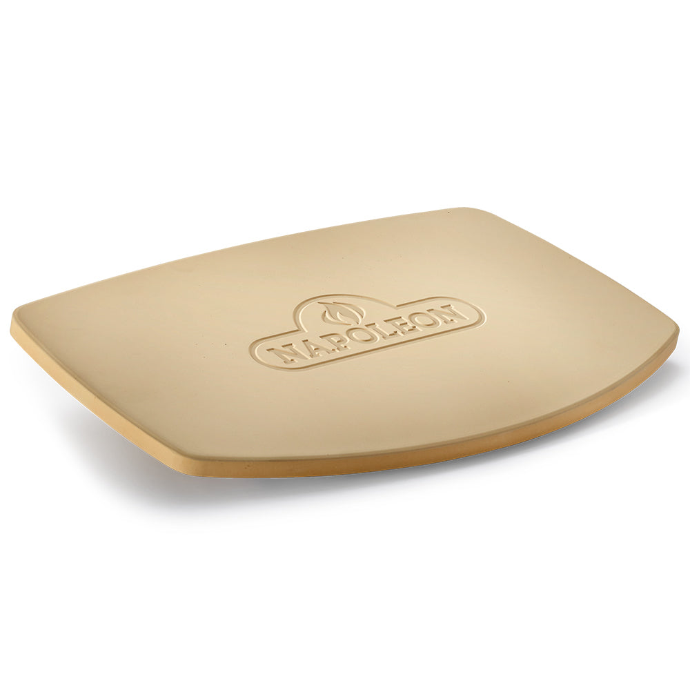 Beige pizza stone with Napoleon embossed logo
