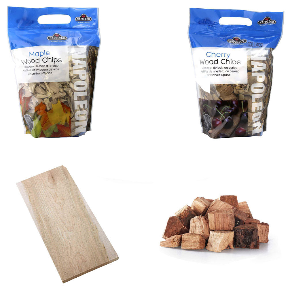 Napoleon BBQ Wood and Smoke Flavor Enhancement Bundle for Gas Grills