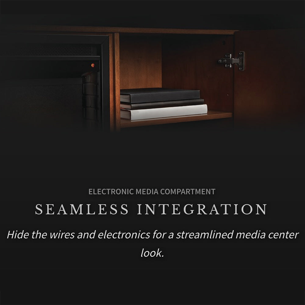 Napoleon Bella Electric Fireplace TV Stand with 26-Inch Cineview Firebox