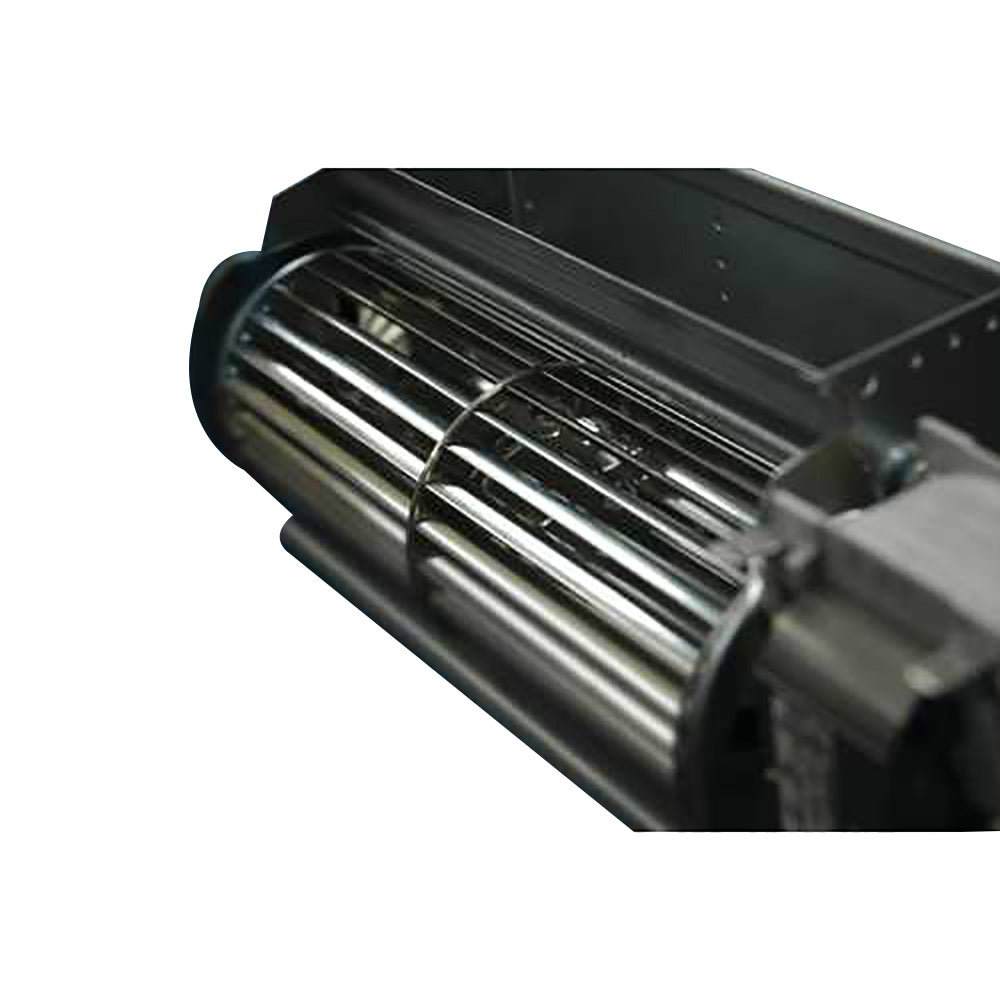 Napoleon blower kit with black housing and stainless fan grille