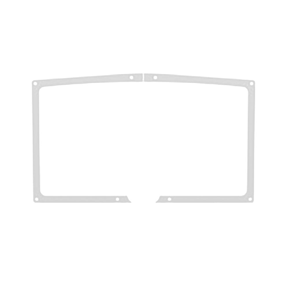 Osburn Brushed Nickel Door Overlay for Osburn Everest II Wood Fireplace