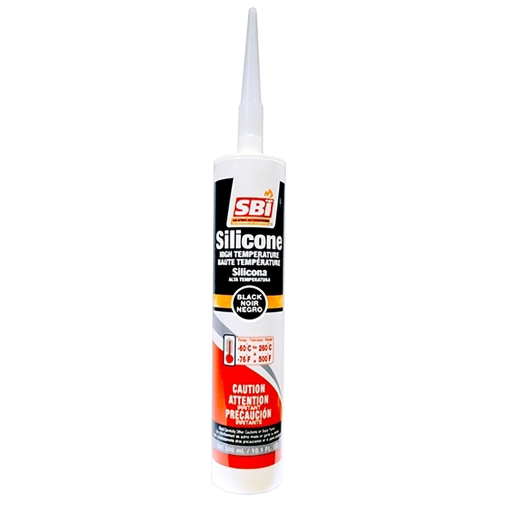 Osburn High Temperature Black Silicone Sealant, 10.1 fl oz