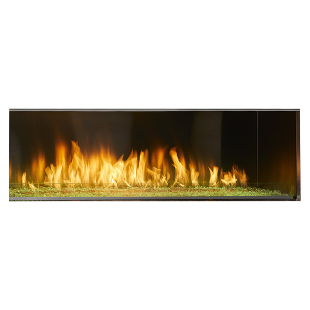 Outdoor Lifestyles Lanai 60-Inch Outdoor See-Through Linear Gas Fireplace with Intellifire Plus Ignition
