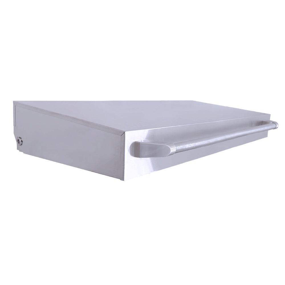 Stainless steel griddle lid with long handle slot, rectangular cover for 75 griddles