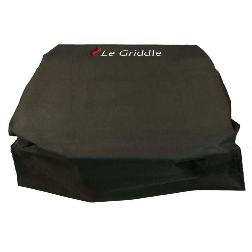 Le Griddle vinyl griddle cover, black, with Le Griddle logo