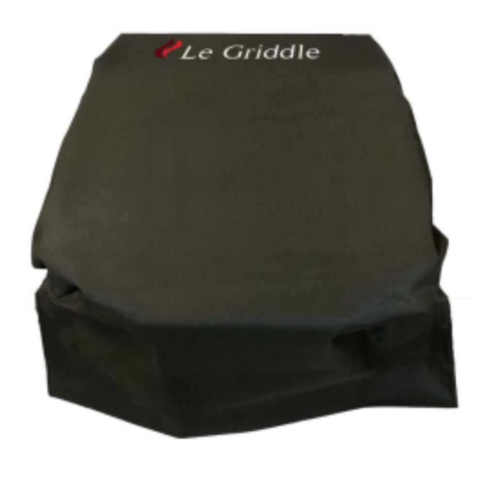 Black vinyl griddle cover with Le Griddle logo
