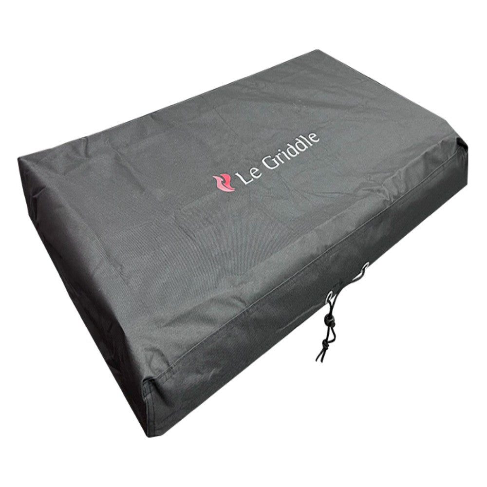 Black vinyl cover with Le Griddle logo and drawstring cord for Pro Series 40 griddle