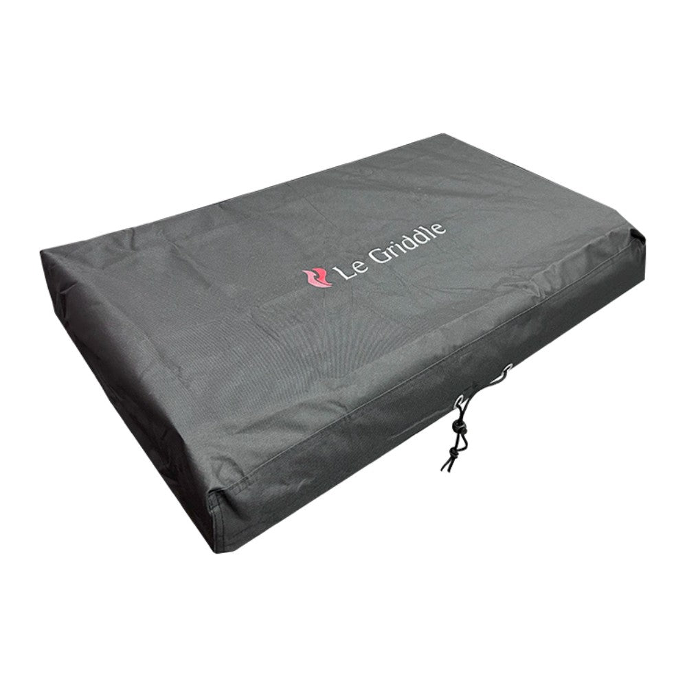 Le Griddle vinyl cover for built-in griddle, dark gray with drawstring