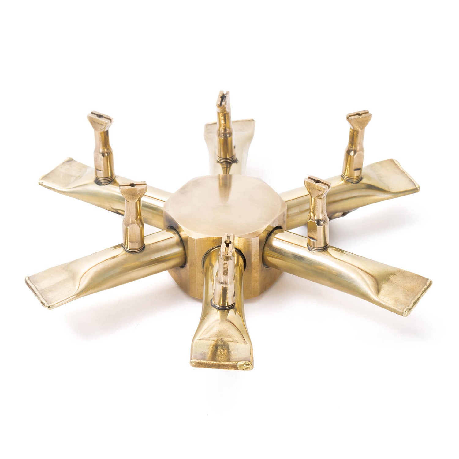 The Outdoor Plus Brass Bullet Triple S Gas Fire Pit Burner