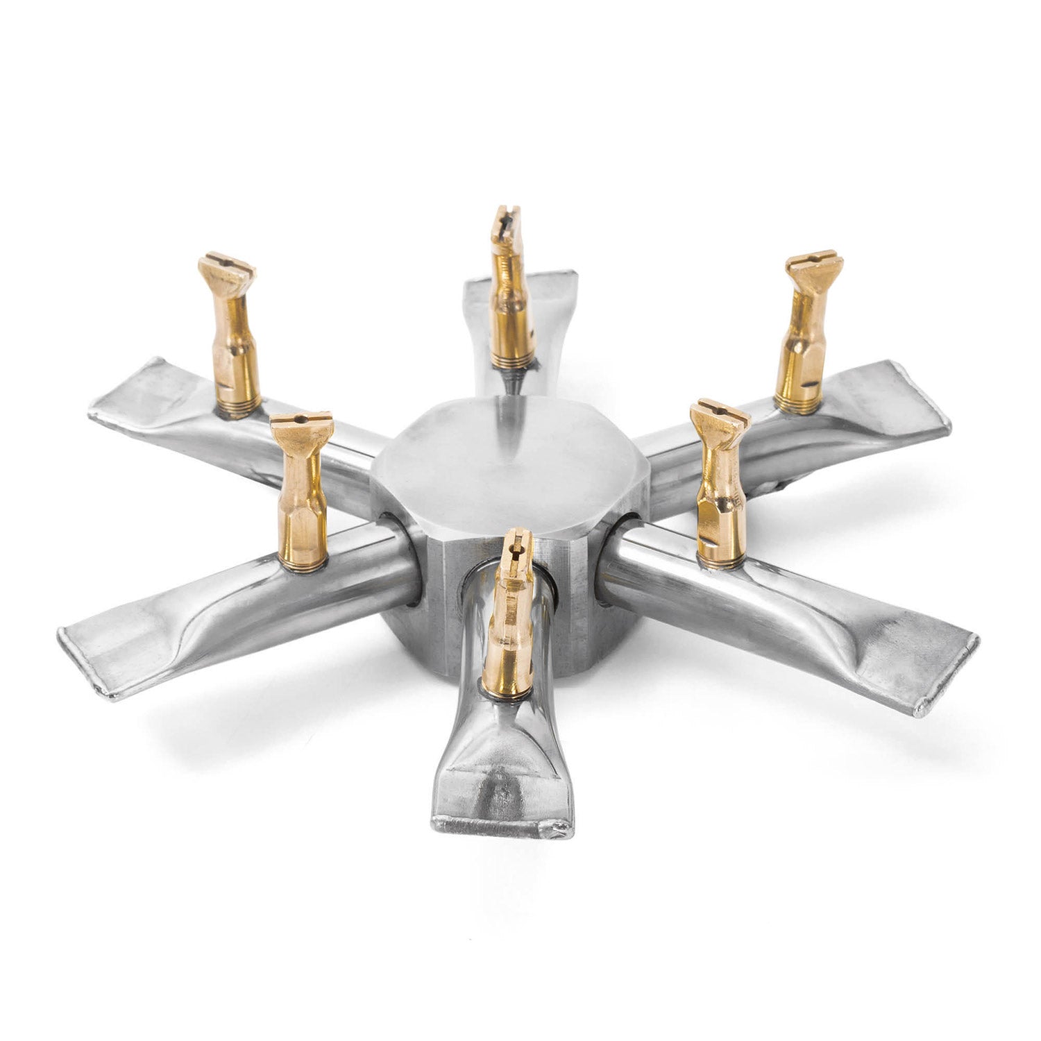 The Outdoor Plus Stainless Steel Bullet Triple S Gas Fire Pit Burner