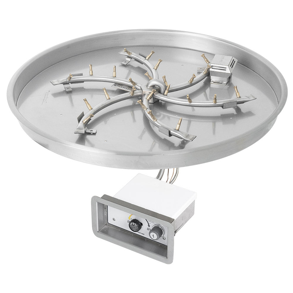 The Outdoor Plus SS Bullet Spark Ignition Gas Fire Pit – Spotix