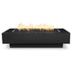 TOP Fires by The Outdoor Plus Coronado 108x28-Inch Linear Powder Coated Steel Gas Fire Pit