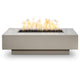 TOP Fires by The Outdoor Plus Coronado 108x28-Inch Linear Powder Coated Steel Gas Fire Pit