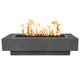 TOP Fires by The Outdoor Plus Coronado 108x28-Inch Linear Powder Coated Steel Gas Fire Pit
