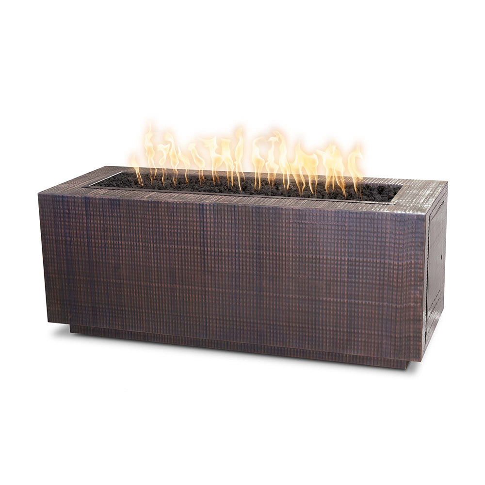 TOP Fires by The Outdoor Plus Pismo 48x24-Inch Linear Copper Gas Fire Pit