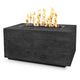 TOP Fires by The Outdoor Plus OPT-CTL72x Catalina Wood Grain Fire Pit, 72x28-Inches