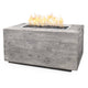 TOP Fires by The Outdoor Plus OPT-CTL72x Catalina Wood Grain Fire Pit, 72x28-Inches