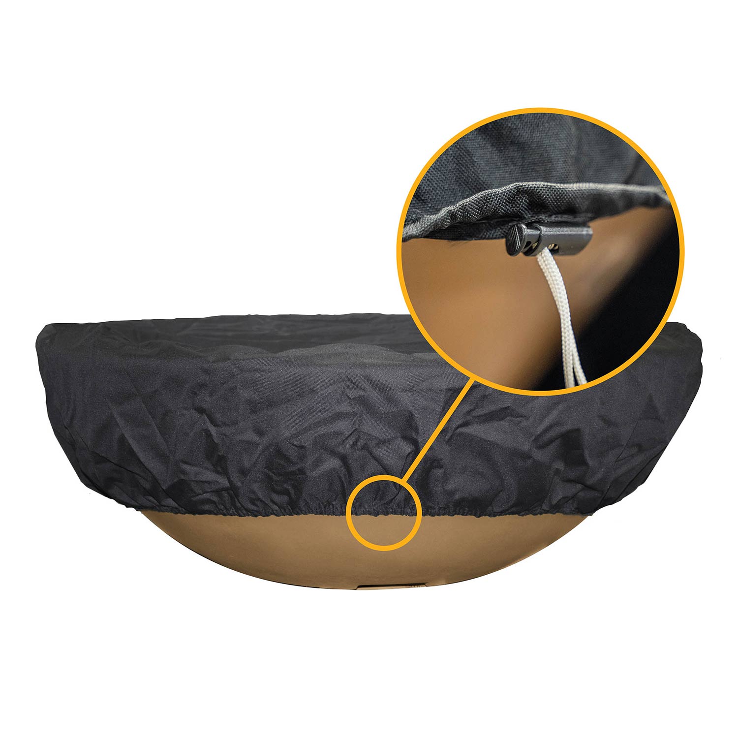 The Outdoor Plus Canvas Round Fire Pit Cover, 32-Inch