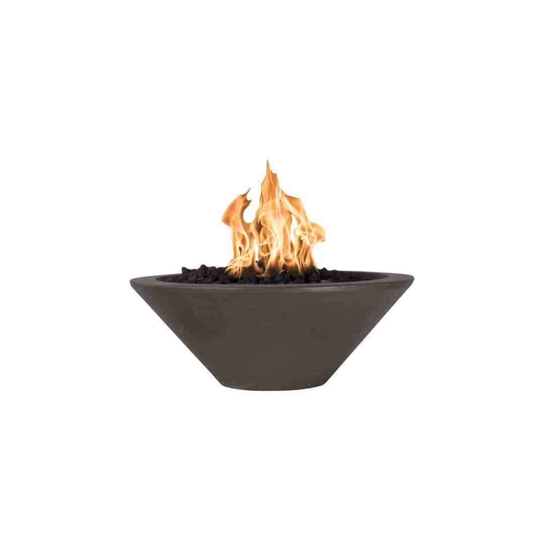 TOP Fires by The Outdoor Plus Cazo Round Concrete Gas Fire Bowl