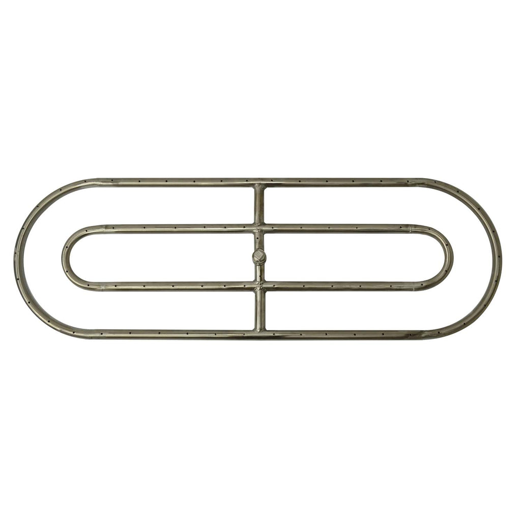 The Outdoor Plus OPT-DRT1xxx Stainless Steel Double Racetrack Gas Fire Pit Burner