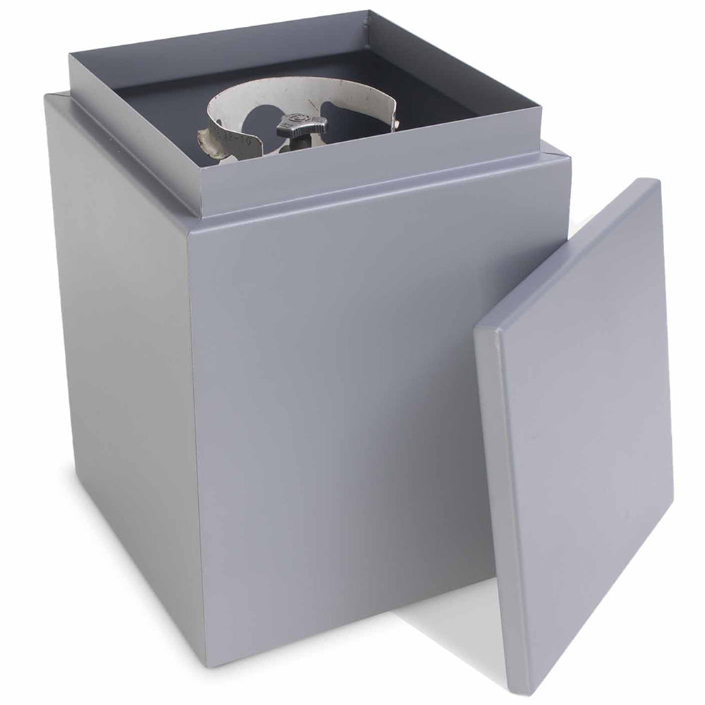 The Outdoor Plus OPT-LPHID Powder Coated Steel Propane Tank Enclosure