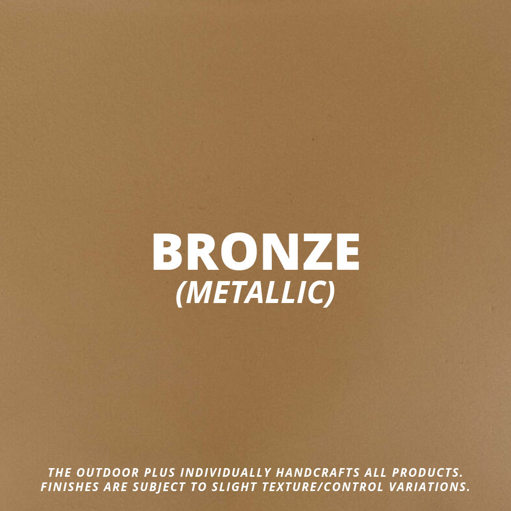 Bronze (metallic) finish label for fire pillar