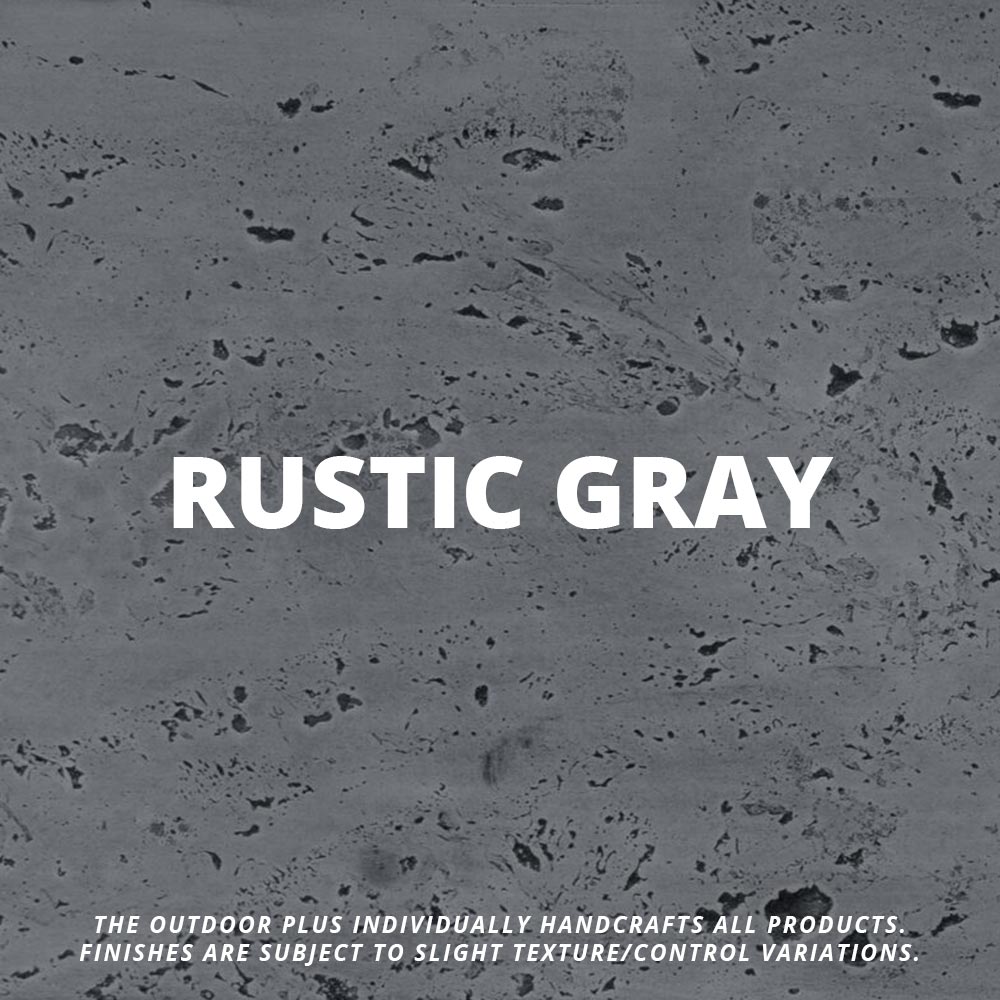 Rustic gray concrete finish panel with speckled texture