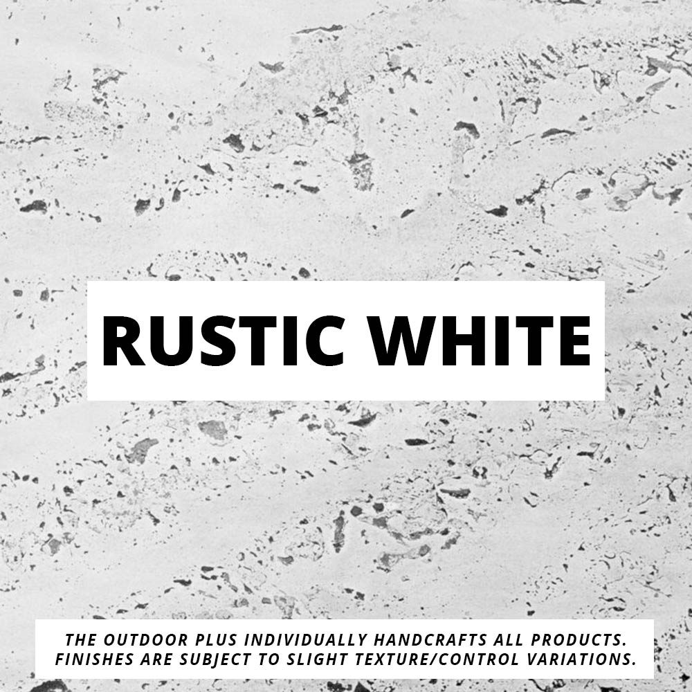 Rustic white concrete finish panel with speckled light texture