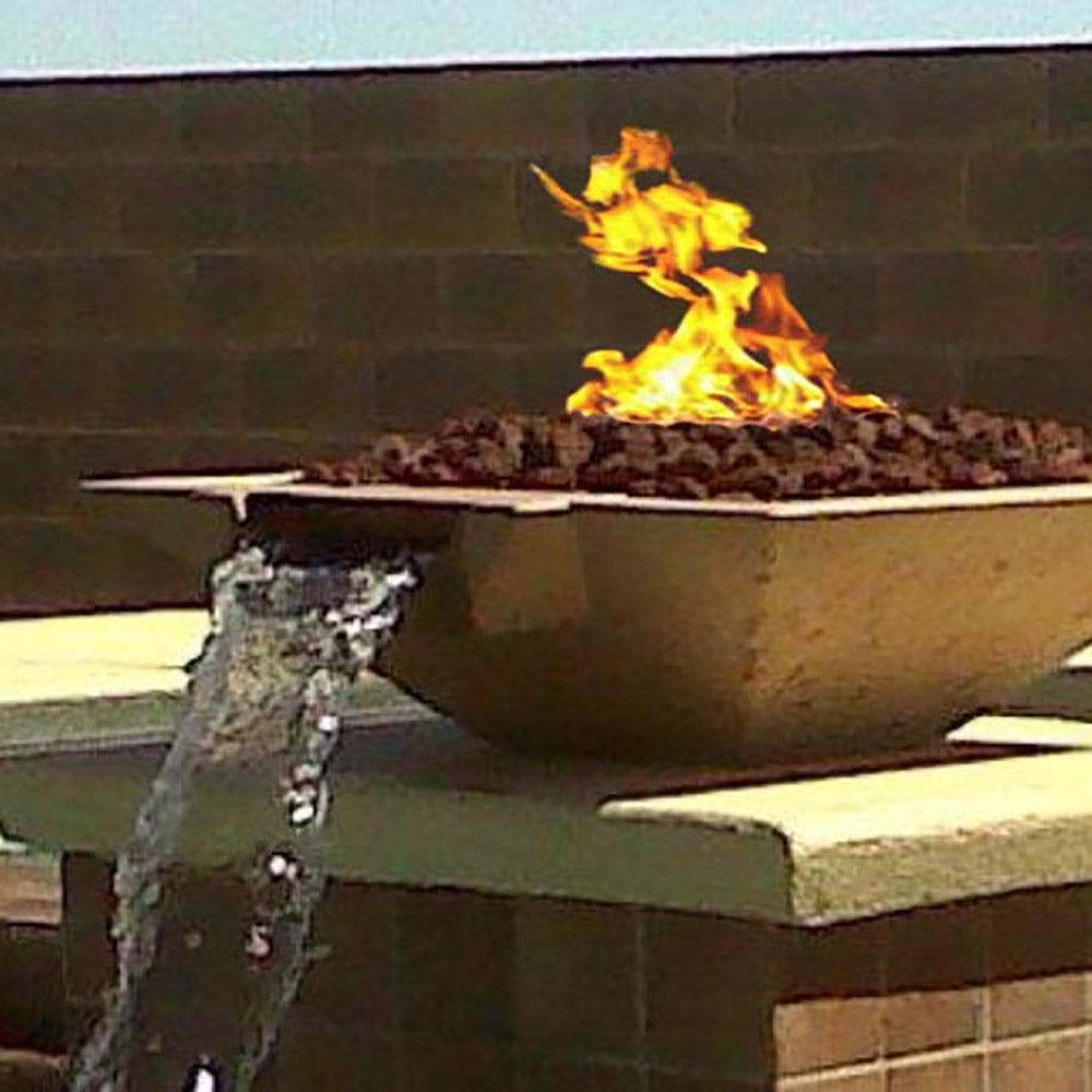 Fire by Design MGSOS3610 Oblique Scupper 36-Inch Fire and Water Bowl