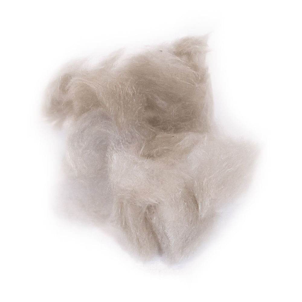 Faux wood ember fiber bundle, light gray, for gas log sets