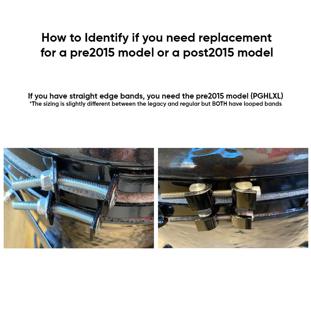 Primo Pre 2015 Easy Lift Hinge and Handle Kit for Oval XL (Old Straight Edge End Bands)