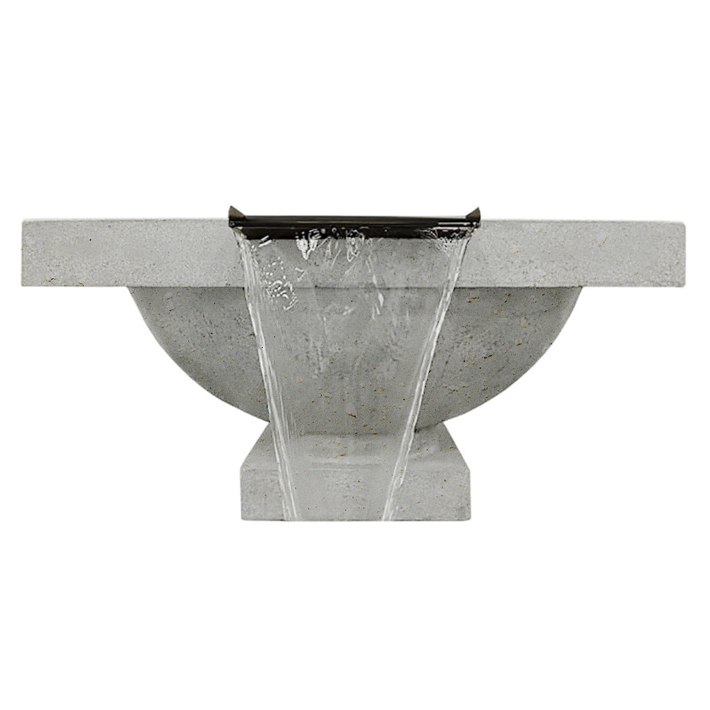 Prism Hardscapes Ibiza Concrete Gas Fire Bowl, 31.25-Inch