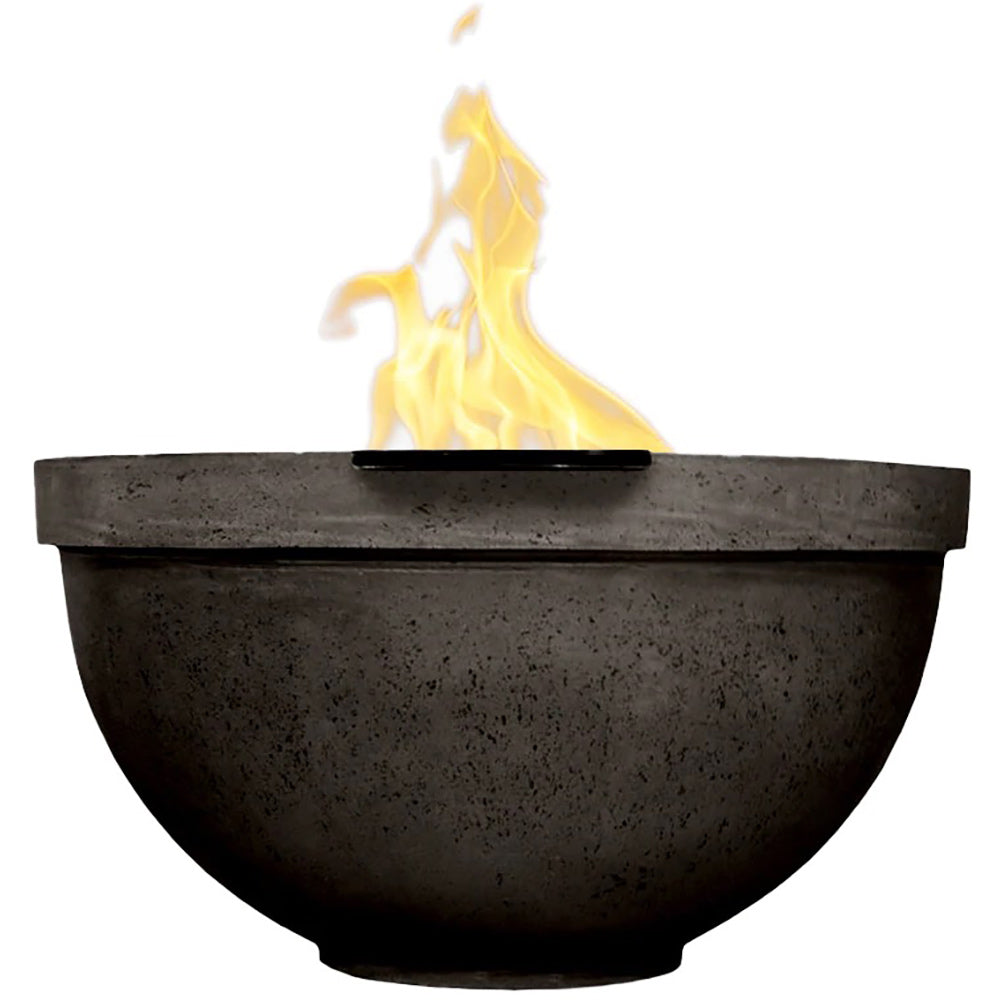 Prism Hardscapes Sorrento Concrete Gas Fire Bowl, 33-Inch