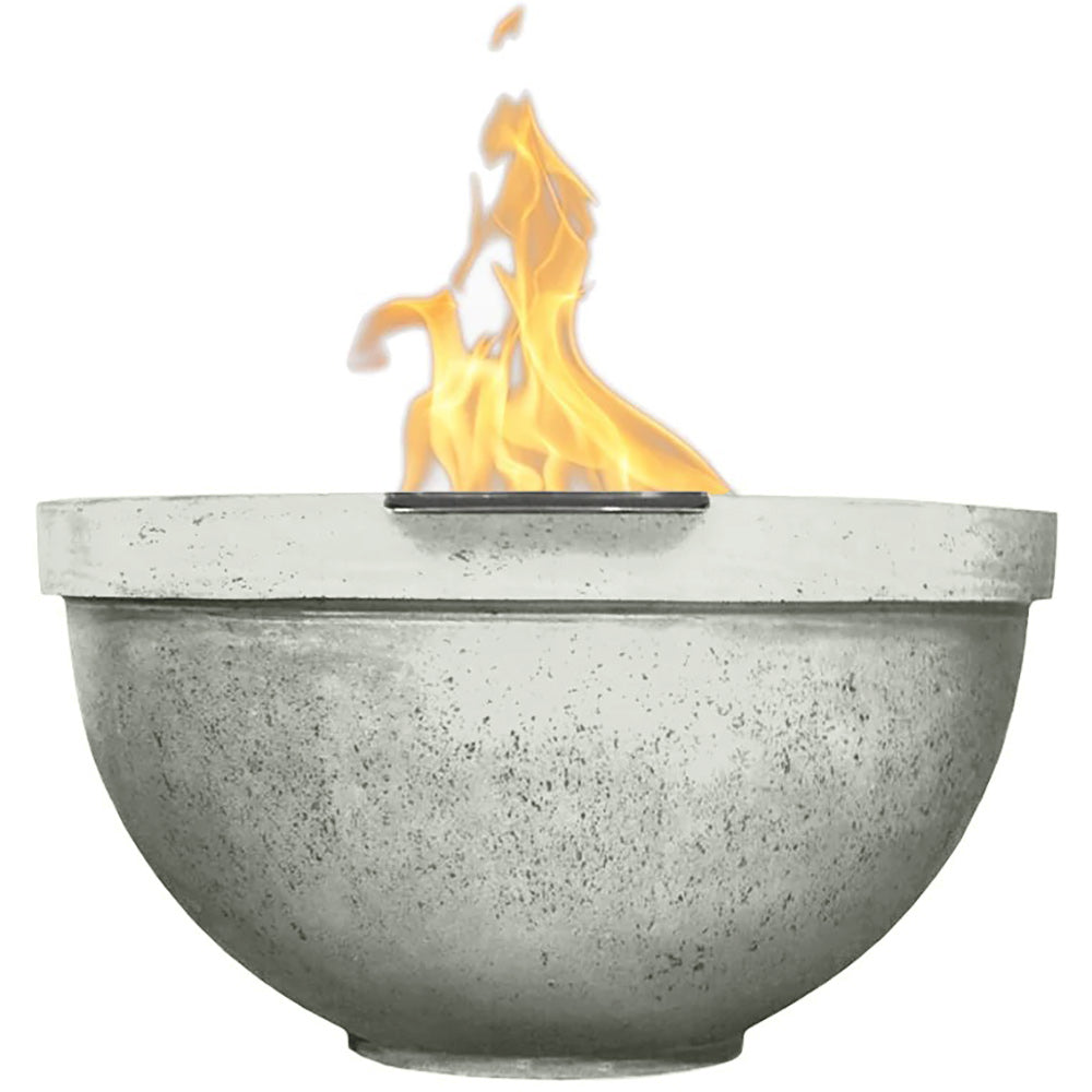 Prism Hardscapes Sorrento Concrete Gas Fire Bowl, 33-Inch