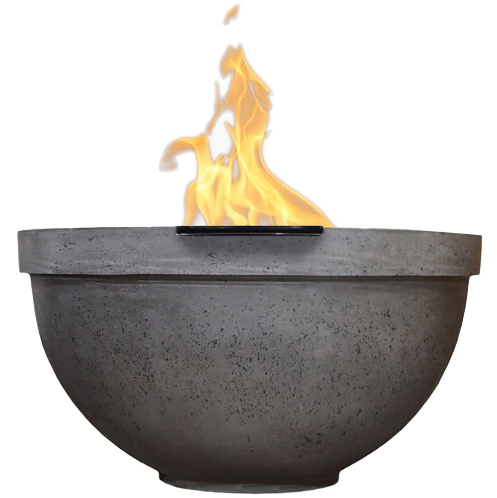 Prism Hardscapes Sorrento Concrete Gas Fire Bowl, 33-Inch
