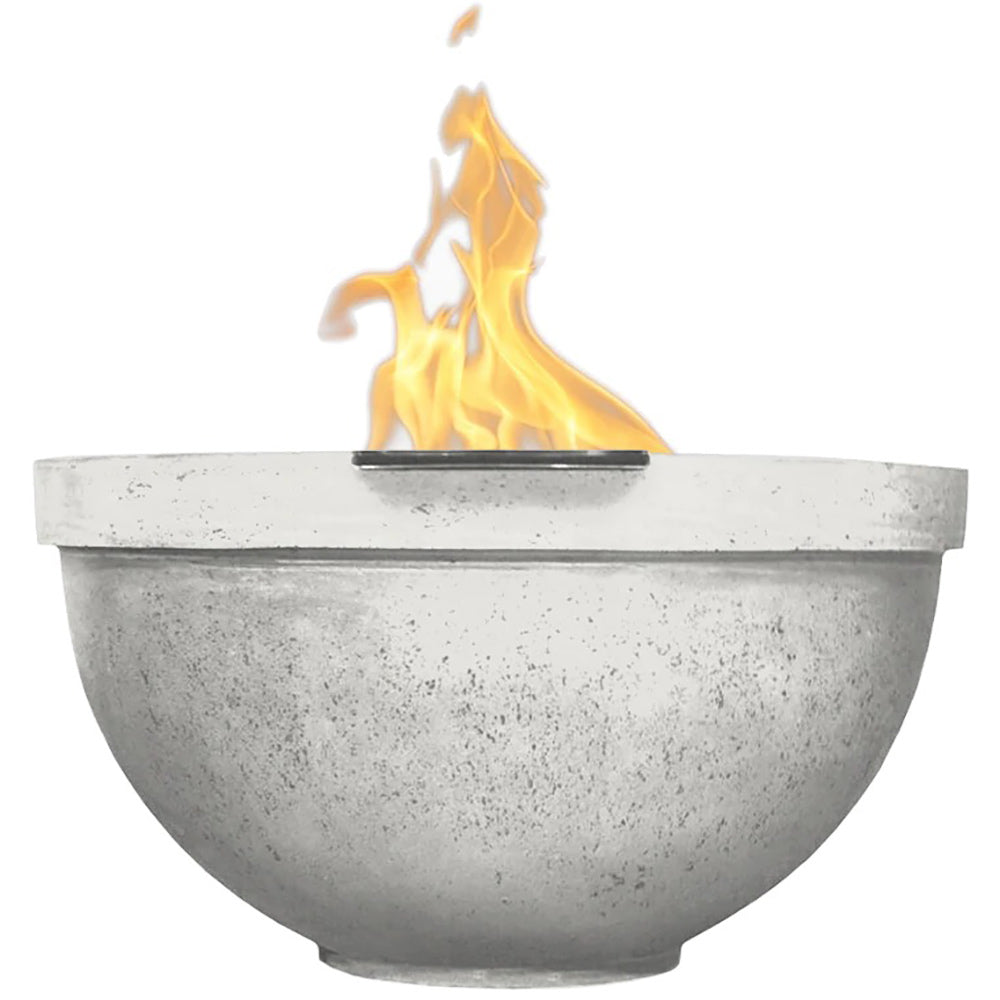 Prism Hardscapes Sorrento Concrete Gas Fire Bowl, 33-Inch