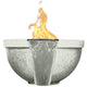 Prism Hardscapes Sorrento Concrete Gas Fire and Water Bowl, 33-Inch