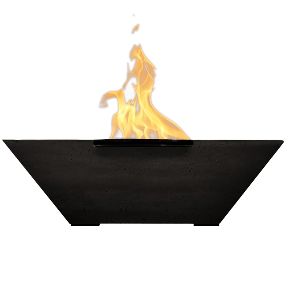 Prism Hardscapes Lombard Concrete Gas Fire Bowl, 29x29-Inch