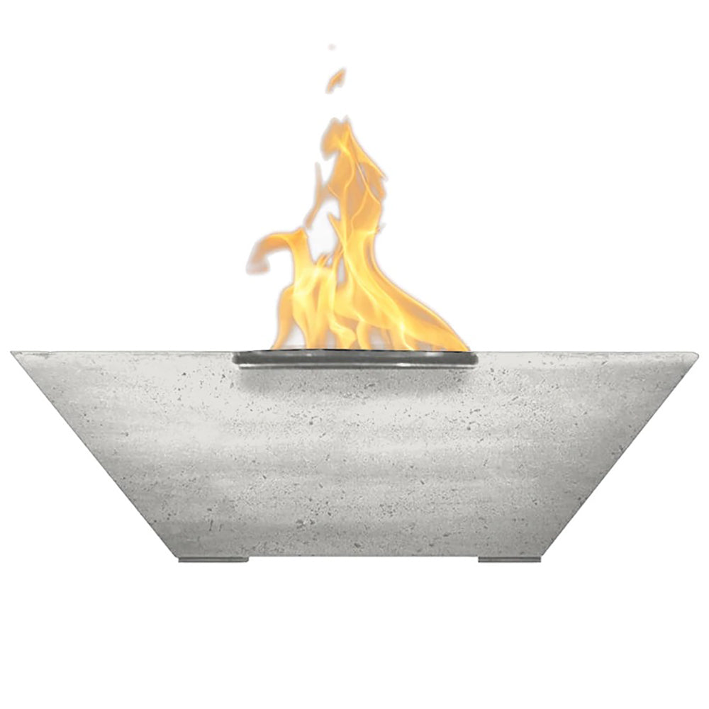 Prism Hardscapes Lombard Concrete Gas Fire Bowl, 29x29-Inch