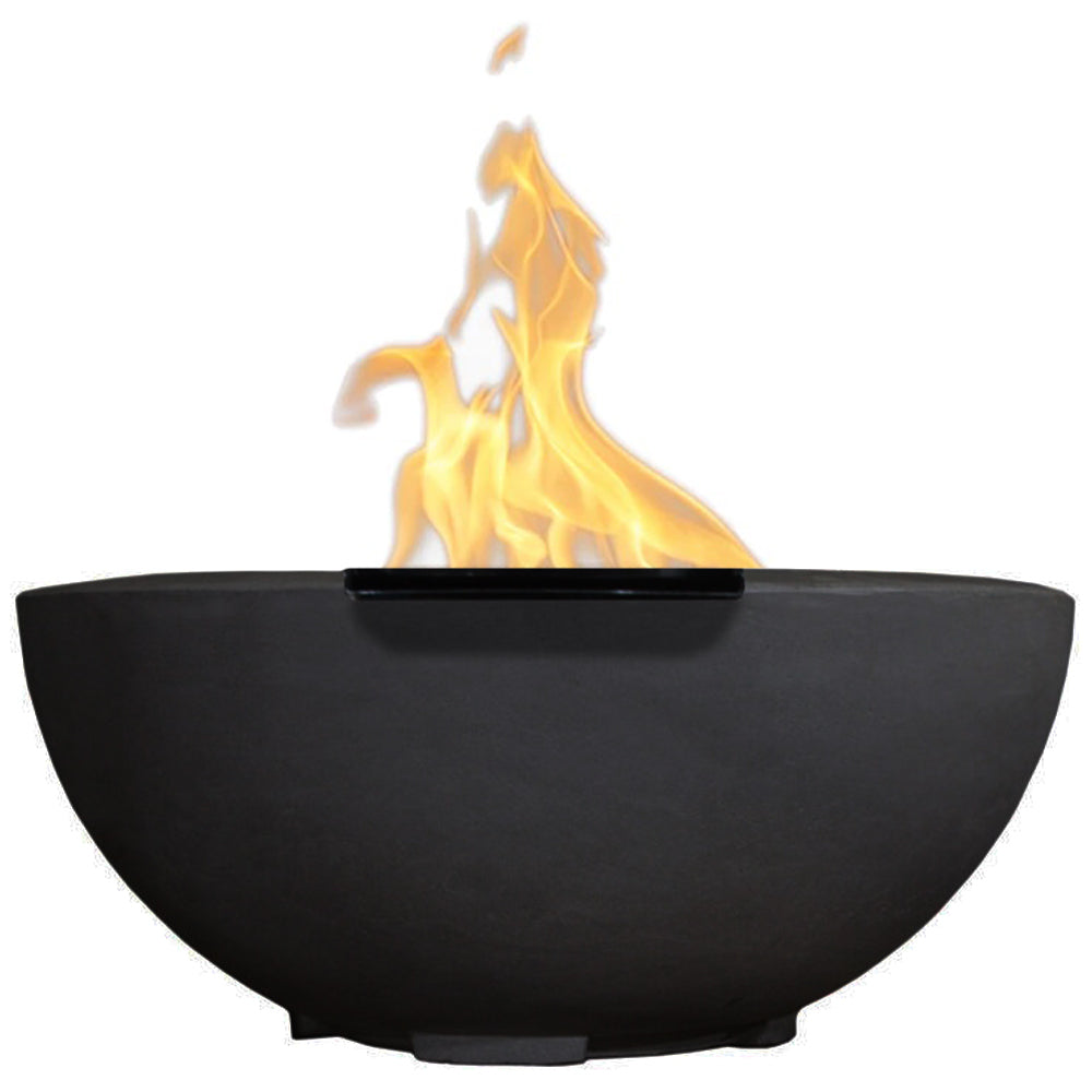 Prism Hardscapes Moderno 2 Concrete Gas Fire Bowl, 29-Inch