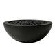 Prism Hardscapes Moderno concrete gas fire bowl, 29-inch, black with lava rocks