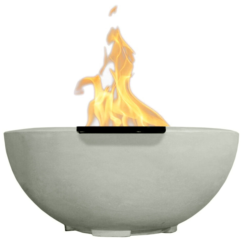 Prism Hardscapes Moderno 2 Concrete Gas Fire Bowl, 29-Inch