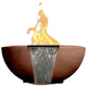 Prism Hardscapes Moderno 2 Concrete Gas Fire and Water Bowl, 29-Inch