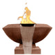 Prism Hardscapes Toscano Concrete Gas Fire and Water Bowl, 33-Inch