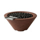 Prism Hardscapes Verona Small Concrete Gas Fire and Water Bowl, 24-Inch